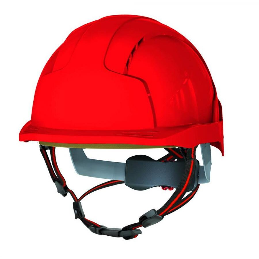 Casca rosie pentru alpinism utilitar - JSP SKYWORKER